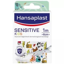 HANSAPLAST Herkkä lasten laastari 6 cmx1 m, 1 kpl