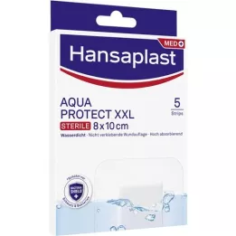 HANSAPLAST Aqua Protect haavasidos steriili 8x10 cm, 5 kpl