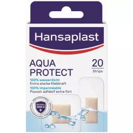 HANSAPLAST Aqua Protect -laastinauhat, 20 kpl