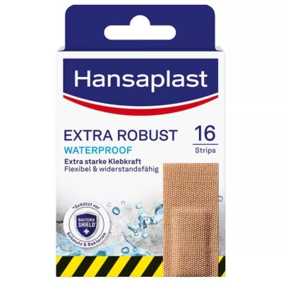 Hansaplast erittäin kestävät vedenpitävät kipsinauhat, 16 kpl Hansaplast erittäin kestävät vedenpitävät kipsinauhat, 16 kpl