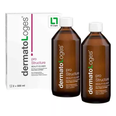 dermatoLoges proStructure - pii, kollageeni ja hyaluronihappo (2x500 ml) dermatoLoges proStructure - pii, kollageeni ja hyaluronihappo (2x500 ml)
