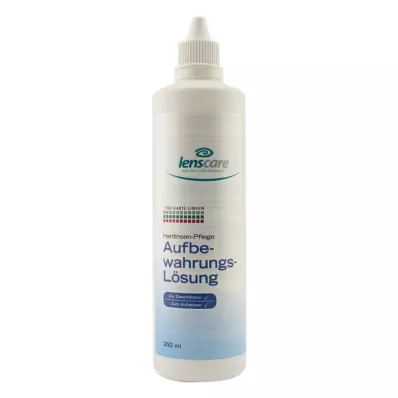LENSCARE Säilytysliuos jäykille linsseille, 250 ml LENSCARE Säilytysliuos jäykille linsseille, 250 ml