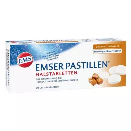 EMSER Pastillit kurkkutabletit suolattu karamelli, 30 kpl