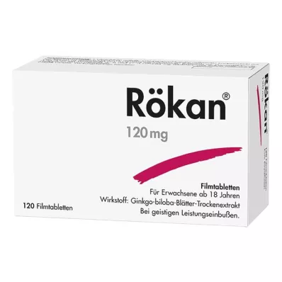 Rökan 120 mg kalvopäällysteiset tabletit, 120 kpl Rökan 120 mg kalvopäällysteiset tabletit, 120 kpl