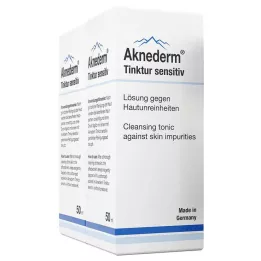 AKNEDERM Tinktuura herkkä, 2X50 ml