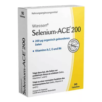 SELENIUM ACE 200 tablettia, 90 kpl