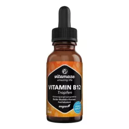 VITAMIN B12 100 µg korkea-annoksiset vegaanitipat, 50 ml
