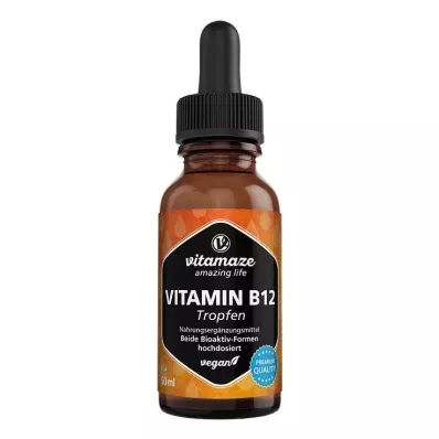 VITAMIN B12 100 µg korkea-annoksiset vegaanitipat, 50 ml