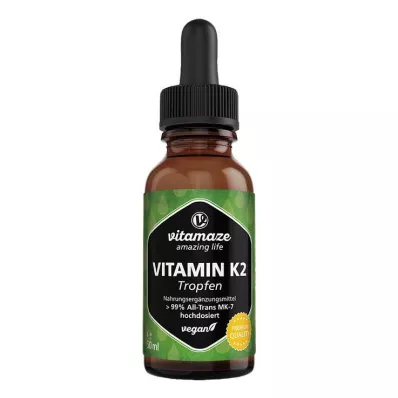 VITAMIN K2 MK7 tippaa vahvasti annosteltu vegaani, 50 ml