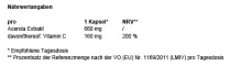 Instructions for use for C-vitamiini 160 mg acerola-uutetta puhdasta vegaanista kapselia, 180 kpl - 5