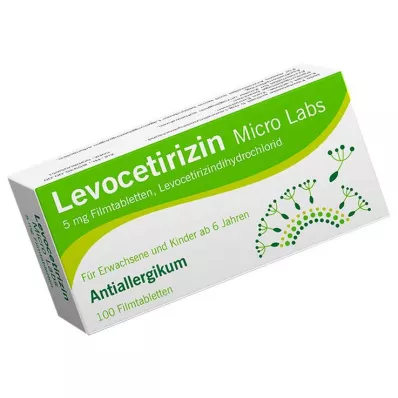 Levocetirizine Micro Labs 5 mg kalvopäällysteiset tabletit, 100 kpl