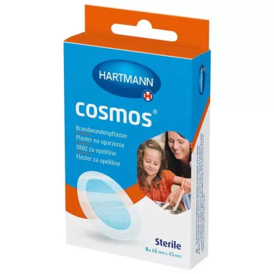 cosmos®-palolaastarit 68 mm x 43 mm steriilit, 8 kpl cosmos®-palolaastarit 68 mm x 43 mm steriilit, 8 kpl