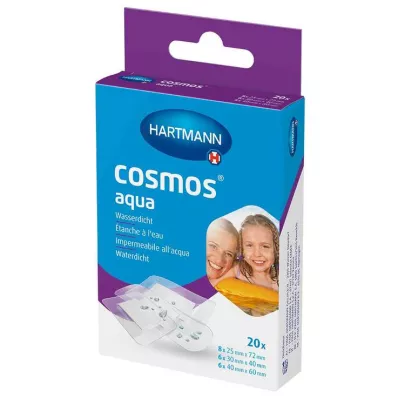 COSMOS vesikipsiliuskat 3 kokoa, 20 kpl