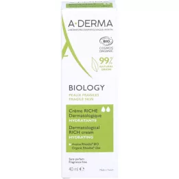 A-DERMA Biology Cream rich dermatologinen voide, 40 ml