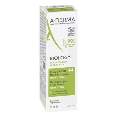 A-Derma Biology kosteuttava voide rikas (40 ml)