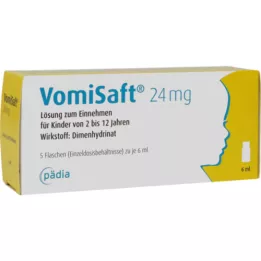 VOMISAFT 24 mg oraaliliuos, 5X6 ml, 5X6 ml