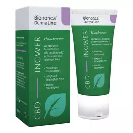 BIONORICA Derma Line Ginger-CBD Käsivoide, 50 ml