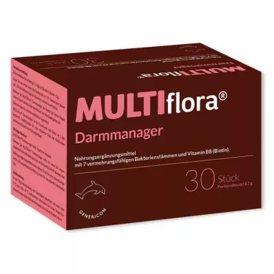 MULTIFLORA Bowel Manager -pusseja, 30 kpl MULTIFLORA Bowel Manager -pusseja, 30 kpl