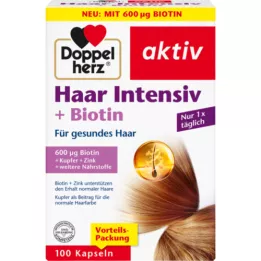 DOPPELHERZ Hair Intensive+Biotin Kapselit, 100 kapselia