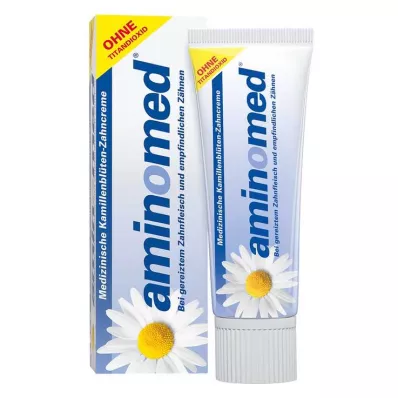 AMINOMED Kamomillakukkahammastahna ilman titaanidioksidia, 75 ml AMINOMED Kamomillakukkahammastahna ilman titaanidioksidia, 75 ml