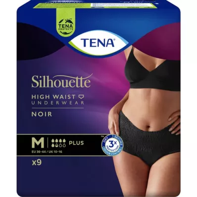 TENA SILHOUETTE plus M noir, 9 kpl