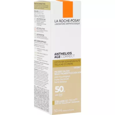 ROCHE-POSAY Anthelios Age Correct sävytetty voide.LSF 50, 50 ml