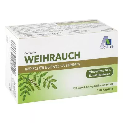 Frankincense 450 mg Boswellia Serrata kapselit, 120 kpl Frankincense 450 mg Boswellia Serrata kapselit, 120 kpl