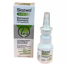 SIOZWO SAN Merivesi-nenäsumute, jossa on dekspantenolia, 20 ml