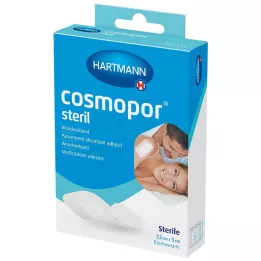 COSMOPOR steriili haavasidos 5x7,2 cm OTC, 5 kpl