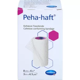 PEHA-HAFT Kiinnitysside lateksiton 8 cmx4 m OTC, 1 kpl