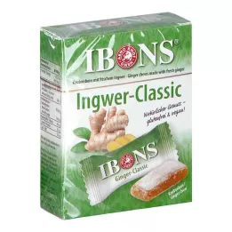 IBONS Ginger Classic Box -purukarkkeja, 60 g