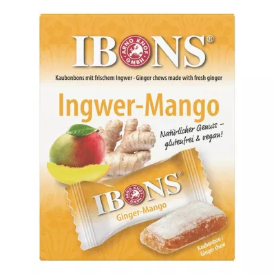 IBONS Ginger Mango Box -purukarkkeja, 60 g