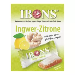 IBONS Inkivääri-sitruunapakkauksen pureskeltavat makeiset, 60 g