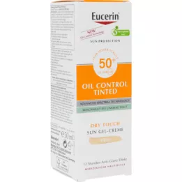 EUCERIN Sun Oil Control sävytetty voide LSF 50+ light, 50 ml