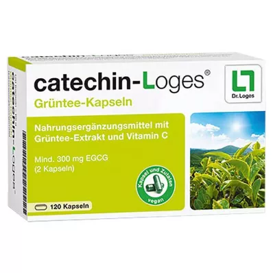 CATECHIN-Loges Vihreä tee kapselit, 120 kapselia