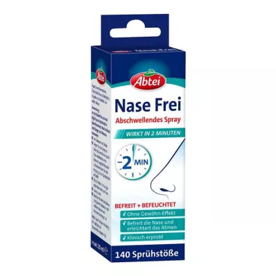 Abbey Nose Free 2 Min Decongestant Spray, 20 ml Abbey Nose Free 2 Min Decongestant Spray, 20 ml