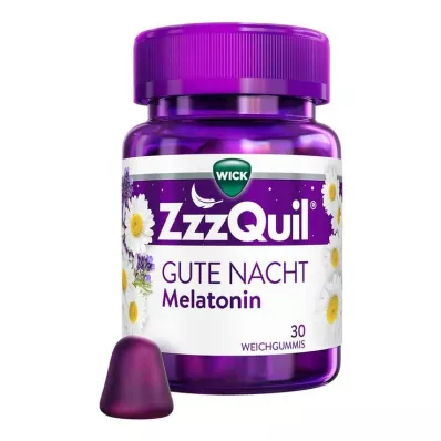 WICK ZzzQuil Good Night pehmeät kumit, 30 kpl