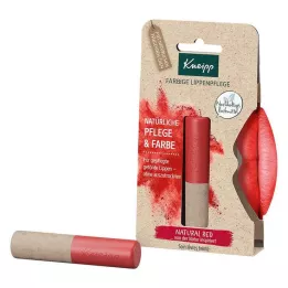 KNEIPP värillinen huultenhoitoaine luonnonpunainen, 3,5 g