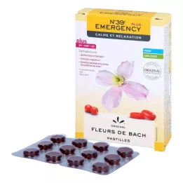 BACHBLÜTEN N:o 39 Emergency plus pastillit, 48 g