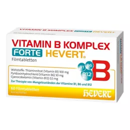 VITAMIN B KOMPLEX forte Hevert -tabletit, 60 kpl