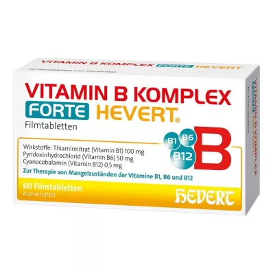 VITAMIN B KOMPLEX forte Hevert -tabletit, 60 kpl