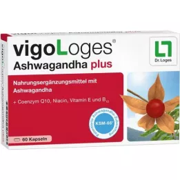 VIGOLOGES Ashwagandha plus -kapselit, 60 kpl