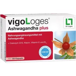 VIGOLOGES Ashwagandha plus -kapselit, 120 kpl