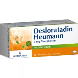 DESLORATADIN Heumann 5 mg kalvopäällysteiset tabletit, 10 kpl