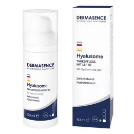 DERMASENCE Hyalusome päivähoitoemulsio LSF 50, 50 ml