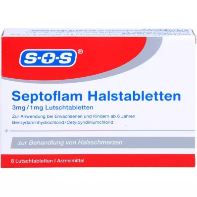 SEPTOFLAM Kurkkupastillit, 8 kpl