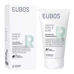 EUBOS KÜHL & KLAR Punoitusta ehkäisevä puhdistusmaito, 150 ml