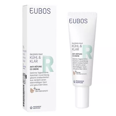 Eubos Cool &amp; Kirkas Anti-Redness CC Voide LSF 50, 30 ml