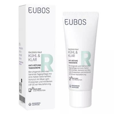 EUBOS KÜHL & KLAR Punoitusta ehkäisevä päivävoide LSF 20, 40 ml EUBOS KÜHL & KLAR Punoitusta ehkäisevä päivävoide LSF 20, 40 ml