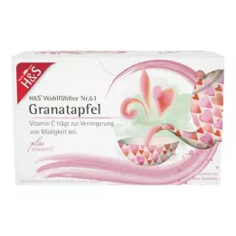 H&S Granaattiomena ja C-vitamiinia sisältävä suodatinpussi, 20X2 g